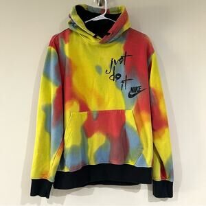 Nike Actions Speak Louder Than Anything Tie Dye Hoodie